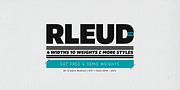 Rleud, a Sans Serif Font by Stawix (Thumbnail 1 of 12)