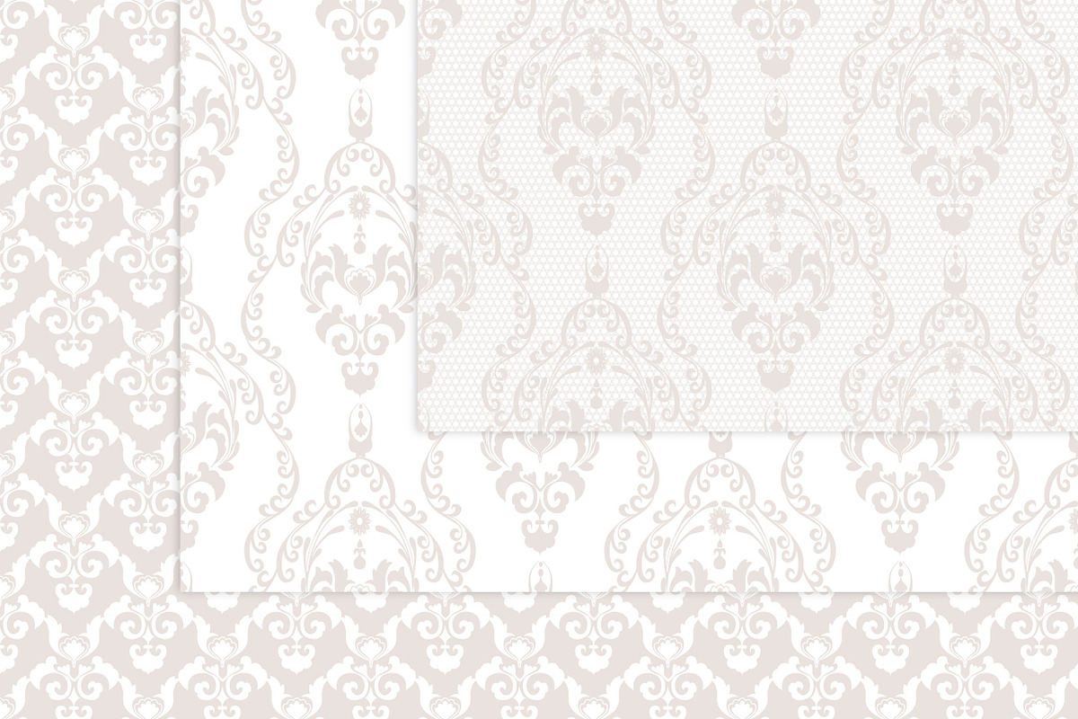 White Wedding Digital Paper - Lace, a Texture Graphic by Leska's Digitals (Photo 2 of 2)
