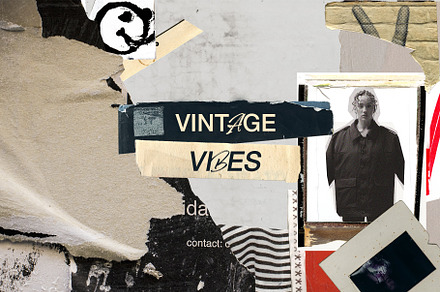 Vintage Vibes / Collage Art, an Object Graphic by Simple có