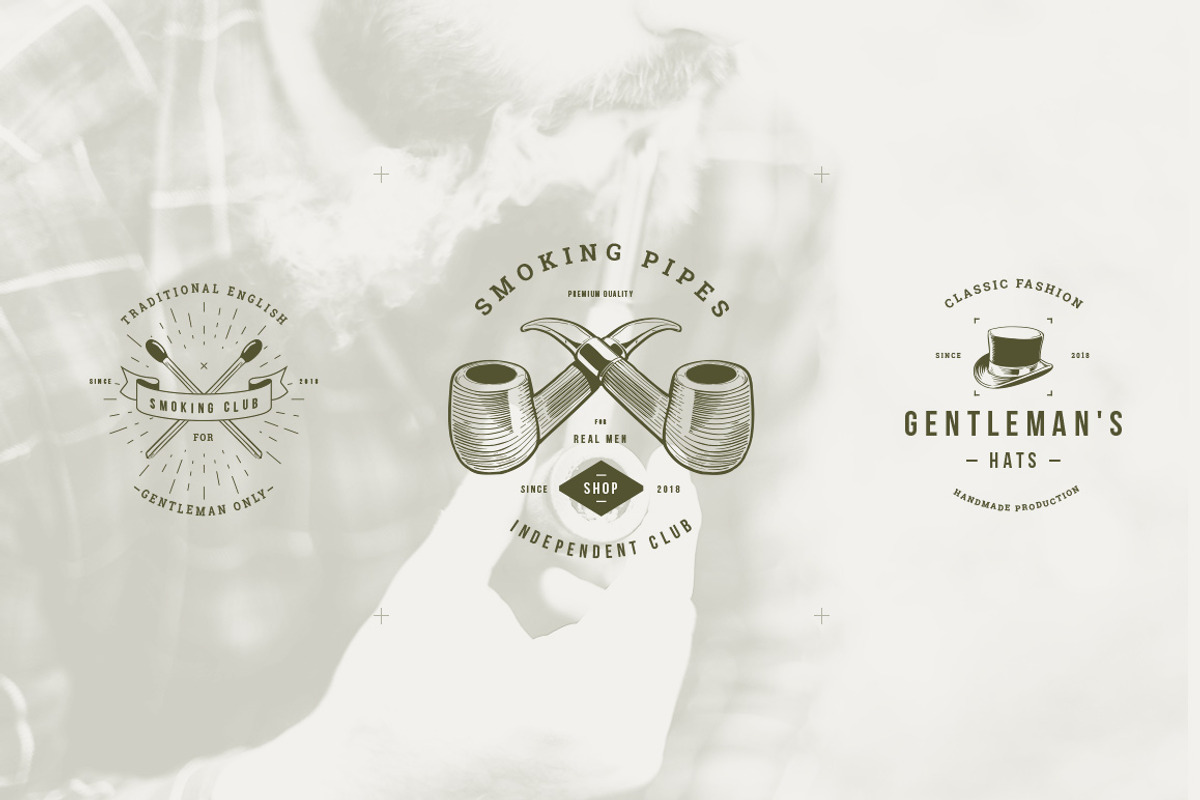 Vintage Badges vol 3, a Branding & Logo Template by blauananas (Photo 6 of 9)