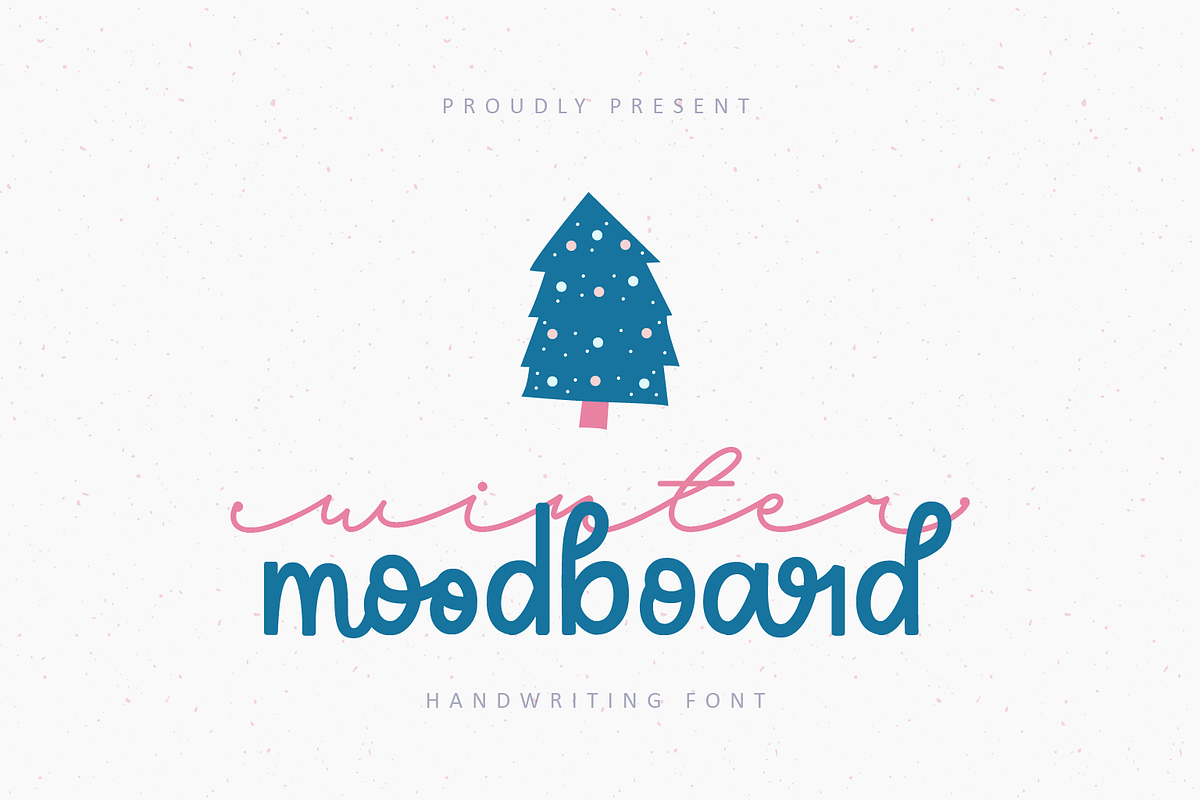 Winter Moodboard | Handwritten Font, a Script Font by Suntype | Sunshine Std (Photo 1 of 9)