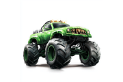 Prompt Monster Truck Clipart, a Decorative Illustration by Creative design (Thumbnail 3 of 7)