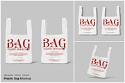 Plastic Bag Mockup, a Packaging Mockup by Unerispace (Thumbnail 1 of 5)