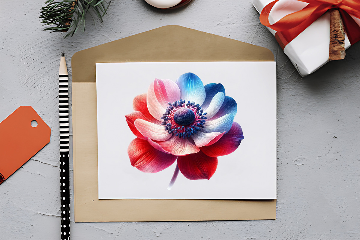 4th of July Flower Clipart, a Seasonal Illustration by RobertsArt (Photo 3 of 7)