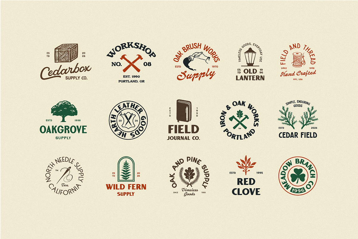 Heritage Goods Logo Collection, a Branding & Logo Template by Skilline Supply Co. (Photo 4 of 9)