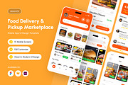 FoodieGo - Food Delivery App Design, an App Template by productype1 (Thumbnail 1 of 5)