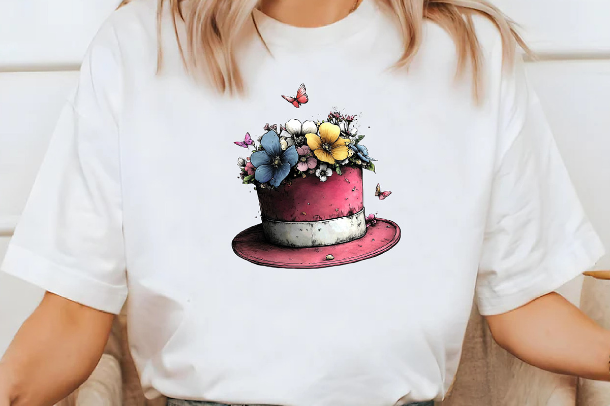 Whimsical Summer Hat Clipart, an Illustration by Designworld (Photo 6 of 8)