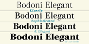 Bodoni Elegant, a Serif Font by Alan Meeks Collection (Thumbnail 1 of 5)