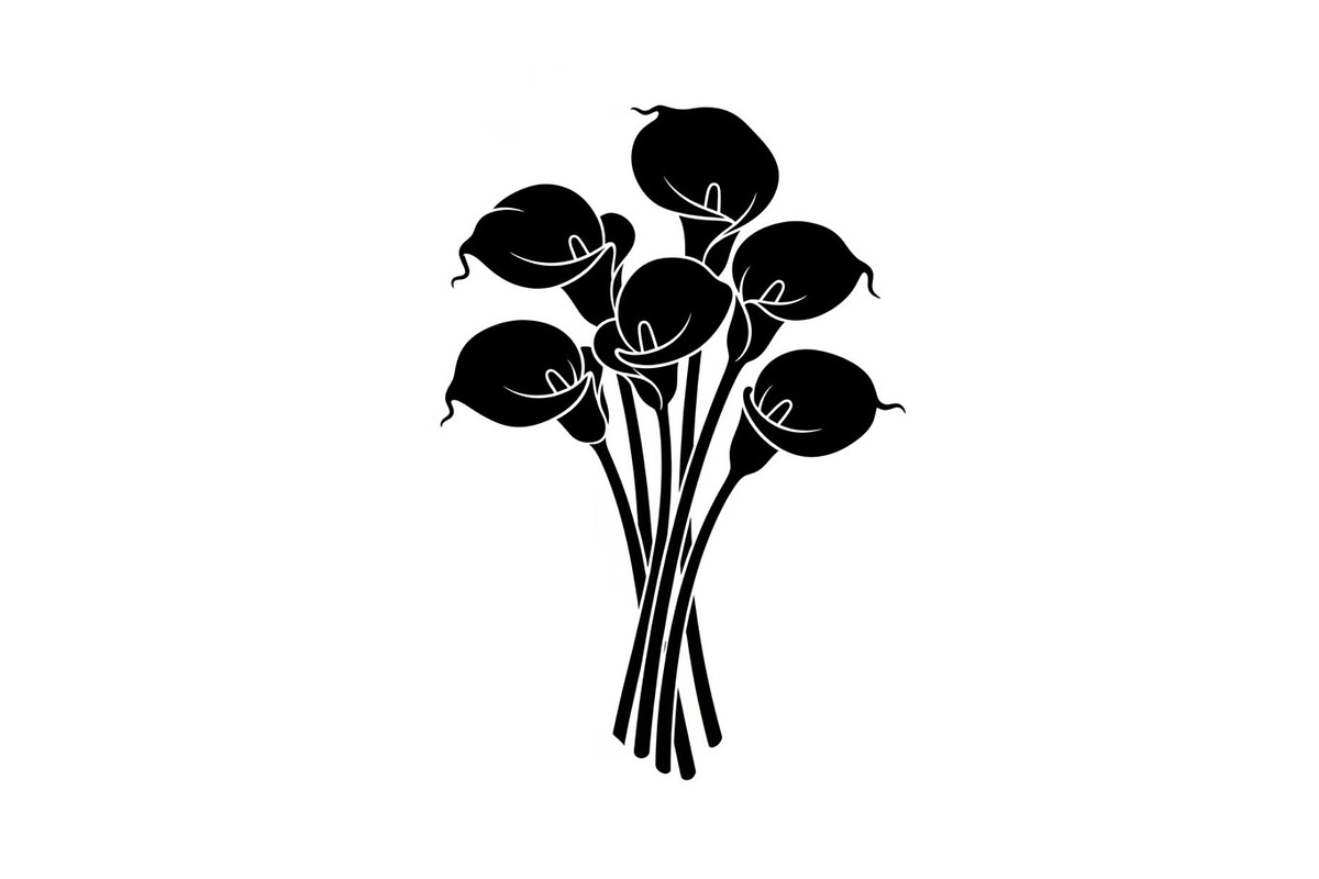 Black Lily Flower Vector Bundle, an Illustration by Designs_River (Photo 33 of 51)
