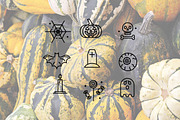 Halloween line icons, an Outline Icon by Lyolya Profitrolya (Thumbnail 2 of 2)