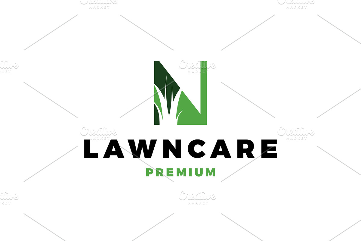 Initial Letter N Lawn Care Logo Temp, a Branding & Logo Template by mesuka (Photo 2 of 2)
