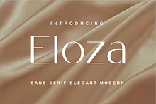 Eloza – Elegant modern sans serif
