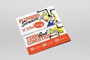 Plumbing Service Sale Voucher, a Card Template by graphicook (Thumbnail 2 of 3)
