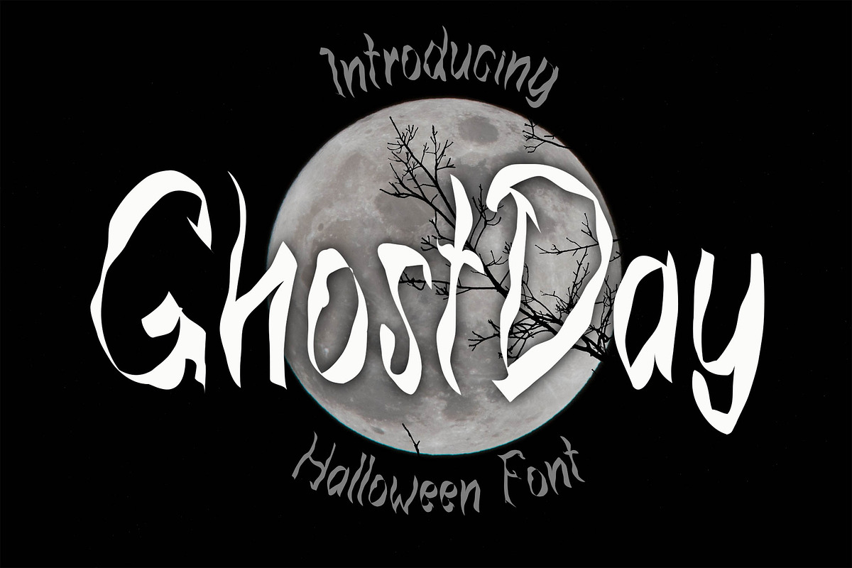 Ghost Day - Halloween Horror Font, a Font by NTC Graphic (Photo 1 of 8)