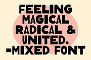 Mixed Font! Handmade! Bold! Texture!, a Font by Studio Funshop by Kelli (Thumbnail 4 of 13)