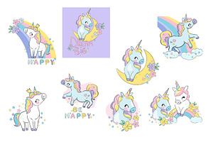 Unicorn Magic Vector