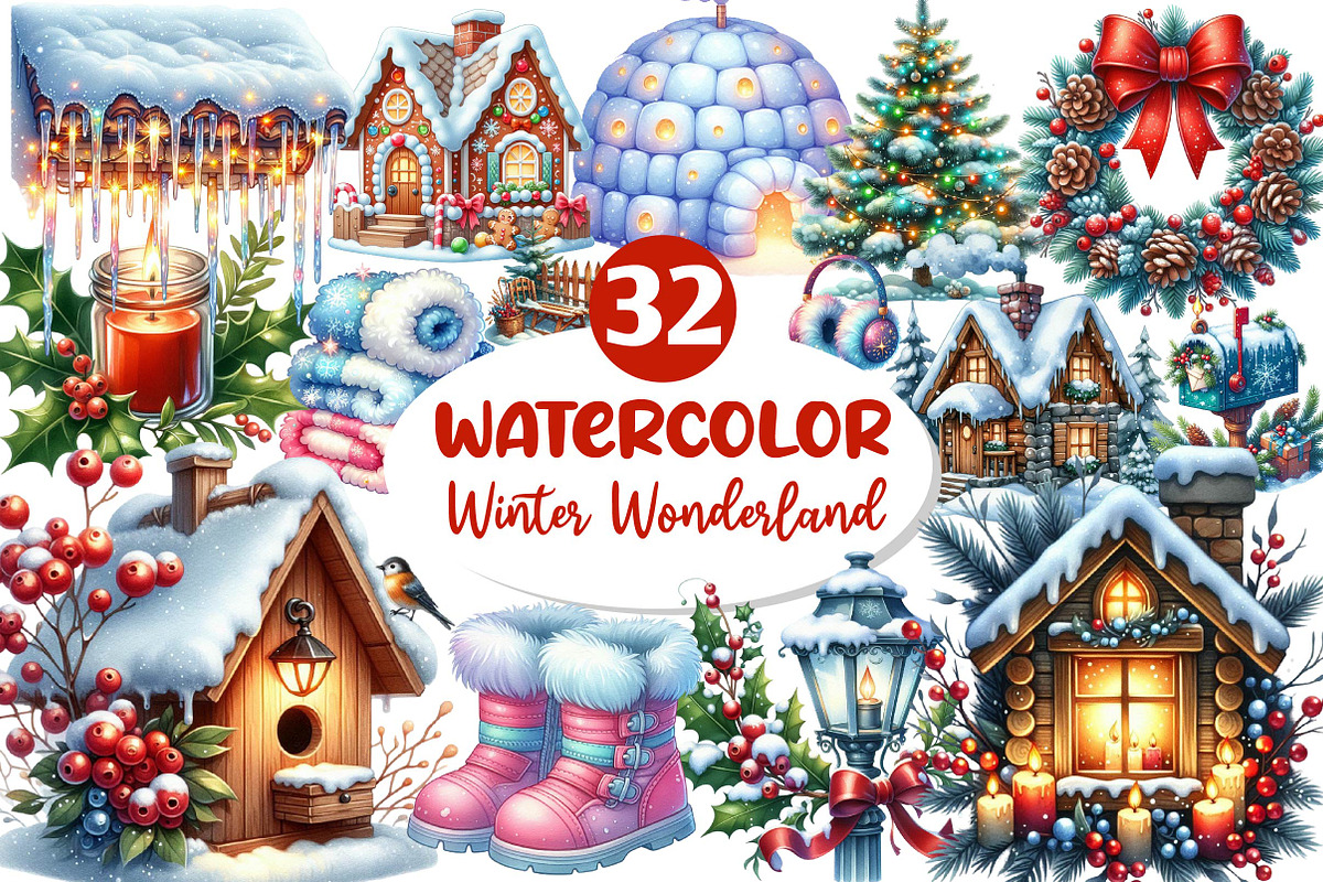 Cozy Winter Wonderland Collection, an Illustration by Dream Creation (Photo 1 of 7)