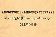 Typewriter Font, a Serif Font by Monogram (Thumbnail 2 of 3)