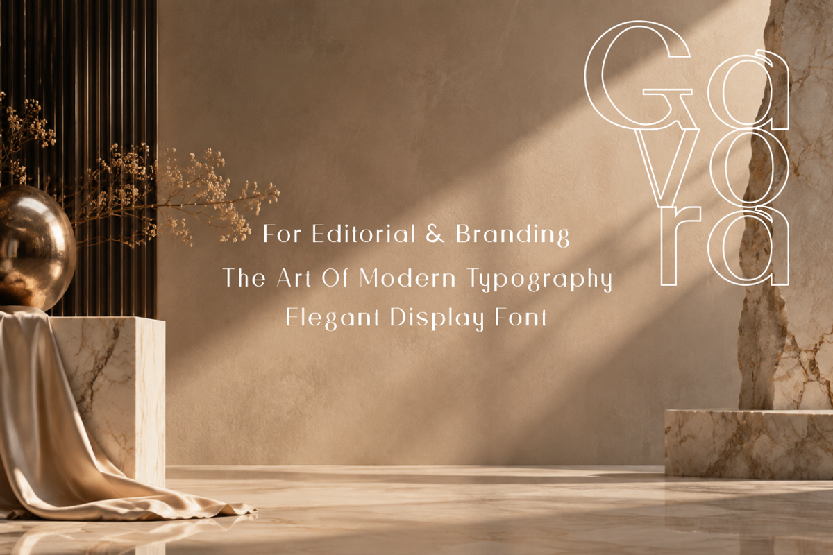 Gavora, a Sans Serif Font by zerologicstudio (Photo 2 of 12)