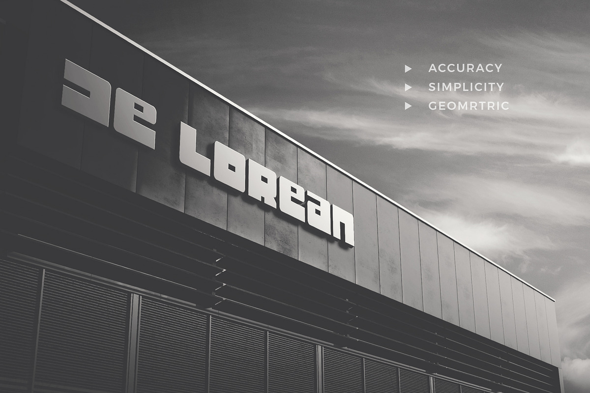 Lorean Headline Font, a Symbol Font by artyway (Photo 5 of 5)