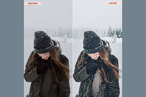 WINTER BLUE Mobile Lightroom Presets