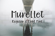 Murellet | Regular & Light Font, a Sans Serif Font by The Pigeon Letters (Thumbnail 1 of 3)