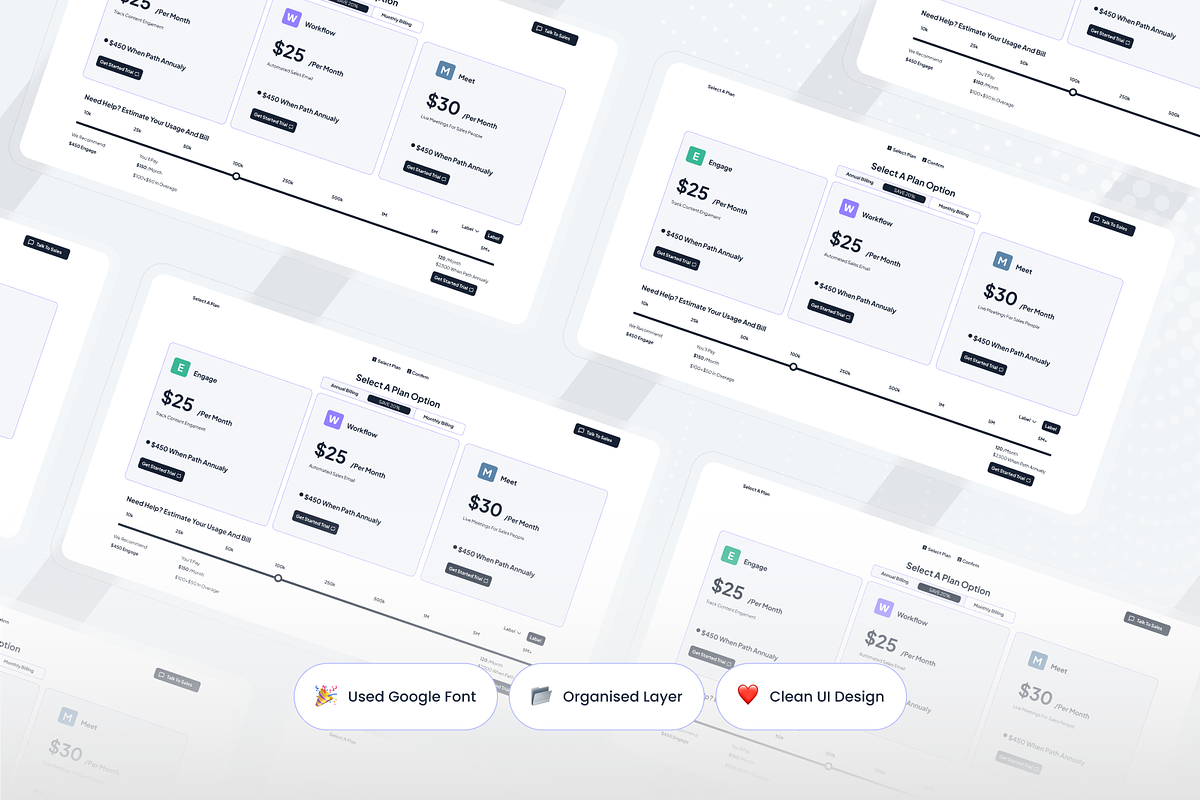 Pathflow - Pricing Plan Hero Header, an UI Kit Template by SquidPixey (Photo 2 of 3)