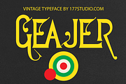 Geajer Font, a Serif Font by 177Studio (Thumbnail 1 of 7)