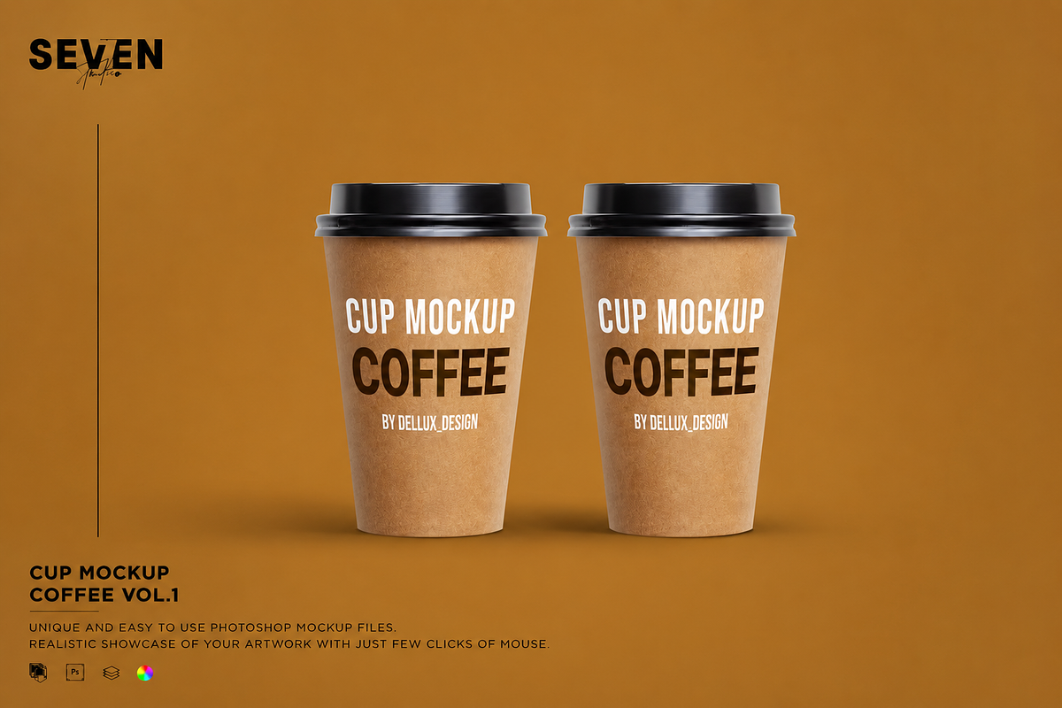Coffee Cup Mockup, a Cups & Container Mockup by Se٧enStudio (Photo 1 of 2)