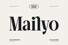 Mailyo Modern Serif Display Font