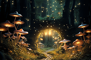 Magical Forest, a Background Graphic by Printable Treasure (Thumbnail 3 of 8)