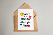 Spring greeting cards. Quotes., a Decorative Illustration by Wewhitelist (Thumbnail 4 of 6)