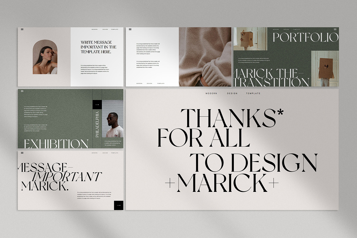 Marick Presentation Template preview 2