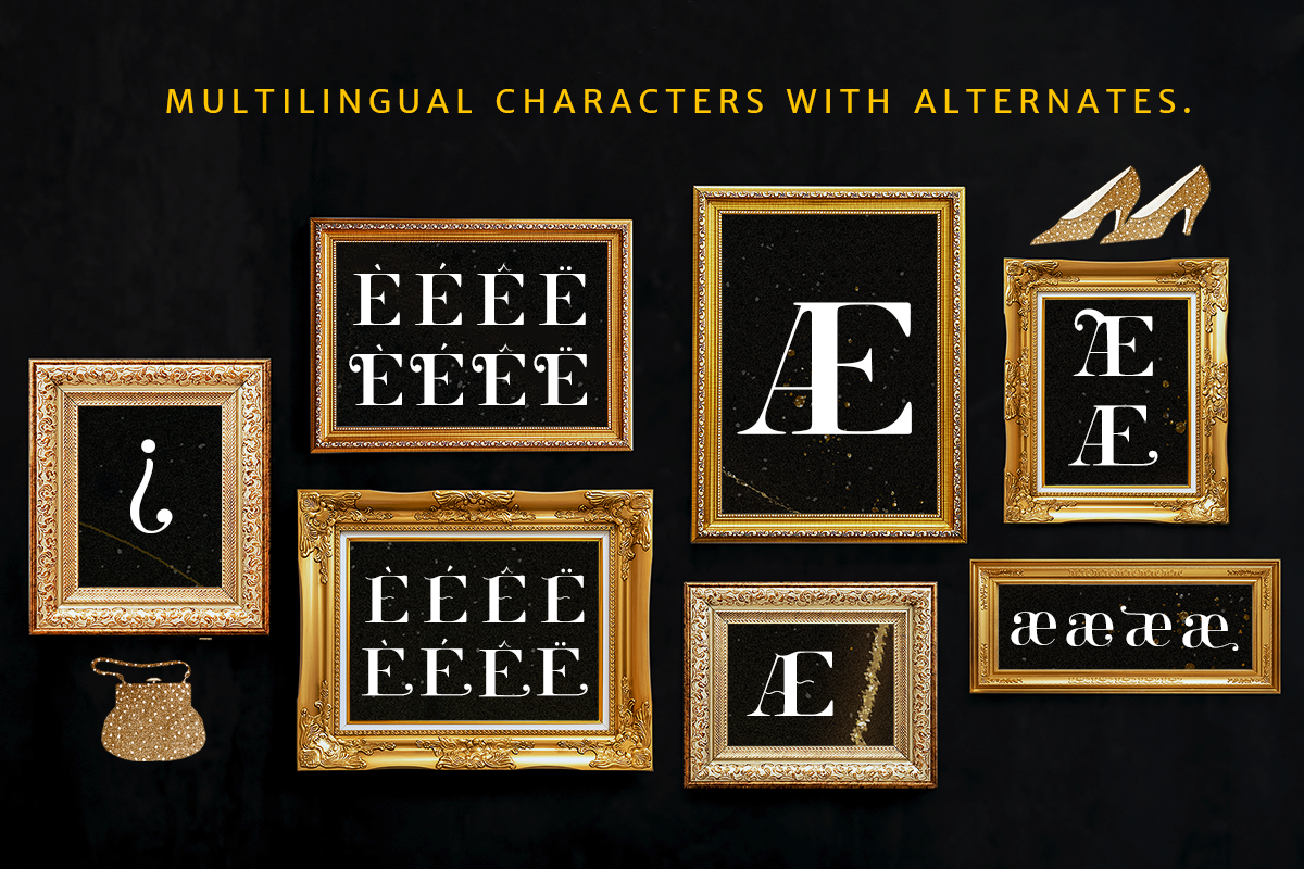 Enchanter Deluxe Modern Art Font, a Serif Font by Cloverons (Photo 3 of 9)