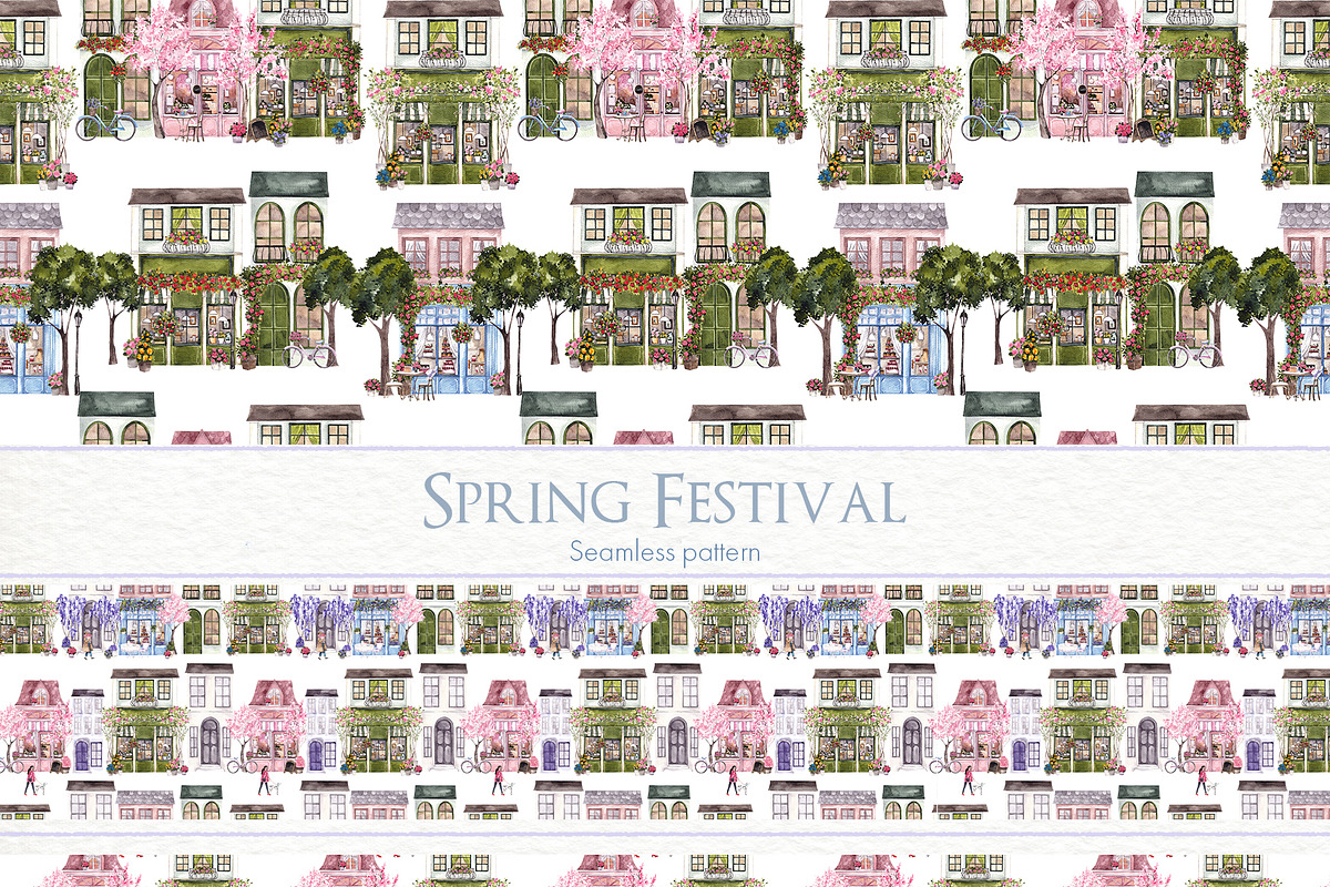 Spring Festival. Watercolor graphic, an Object Graphic by ma_i_vi (Photo 9 of 11)