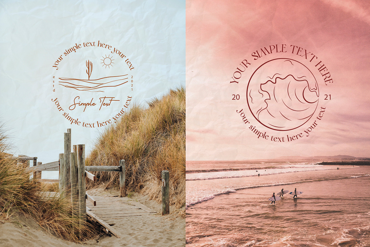 Boho Summer Logo, a Branding & Logo Template by Mio Buono (Photo 14 of 16)
