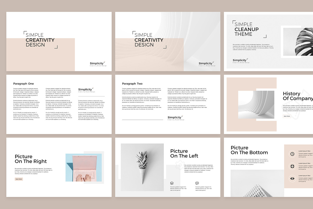 Simplicity Google Slides Template, a Presentation Template by ...