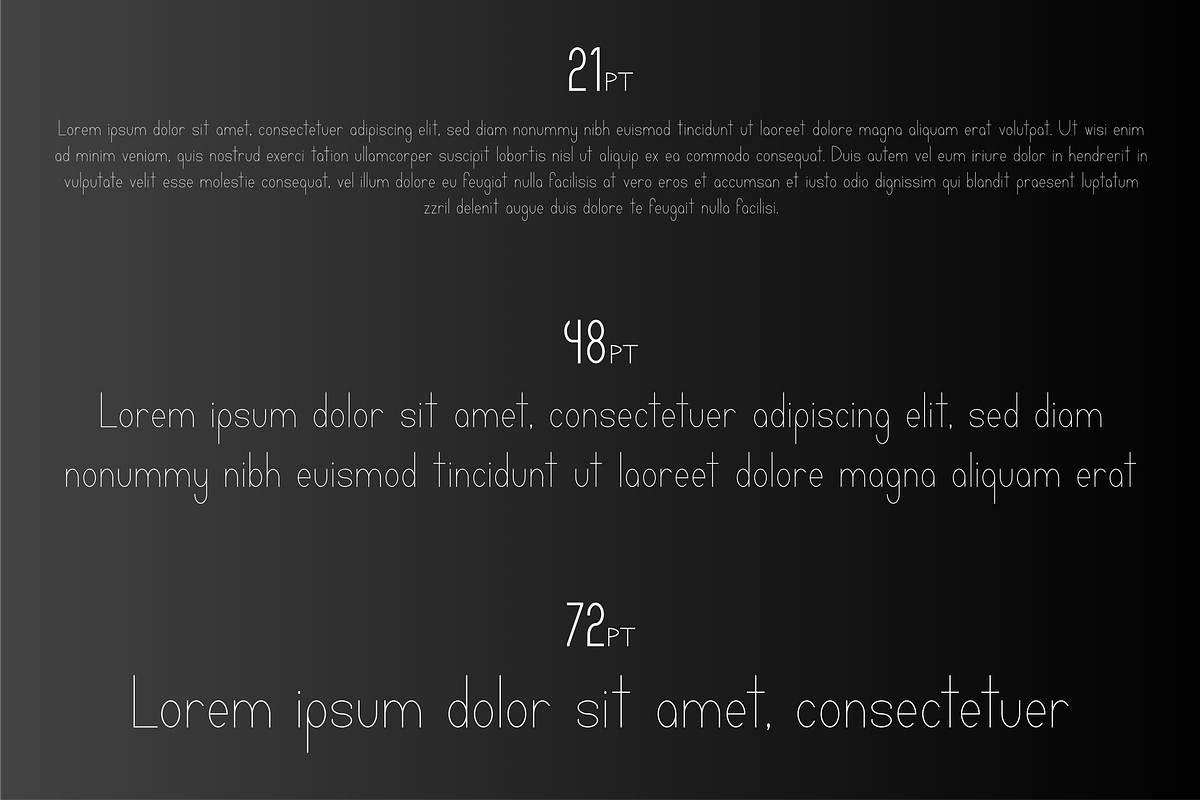 Pricisia Typeface preview 6