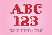 Cross Stitch Display Font Bundle, a Font by GG Design (Thumbnail 9 of 23)