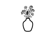 Flower Vase Silhouette Vector Bundle, an Illustration by Designs_River (Thumbnail 5 of 51)