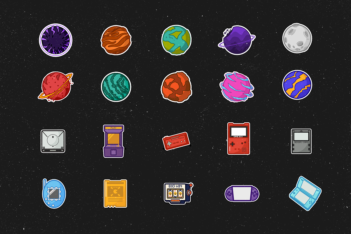 Retro Game Sticker Pack Vol.3