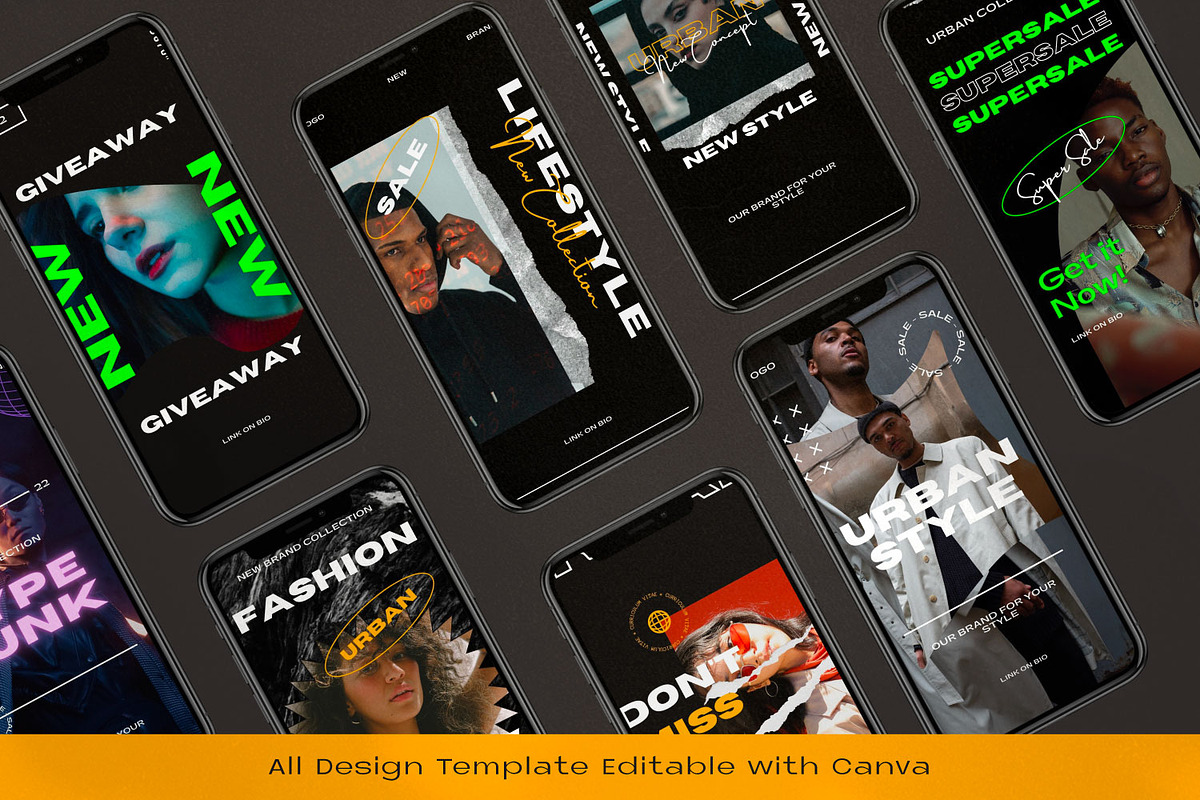Hypepunk - Canva Instagram Pack, a Social Media Template by Dirtytemp Studio (Photo 13 of 14)