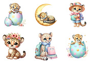 Cute Cheetah Sublimation, an Illustration by DreamArtGraphic (Thumbnail 2 of 4)