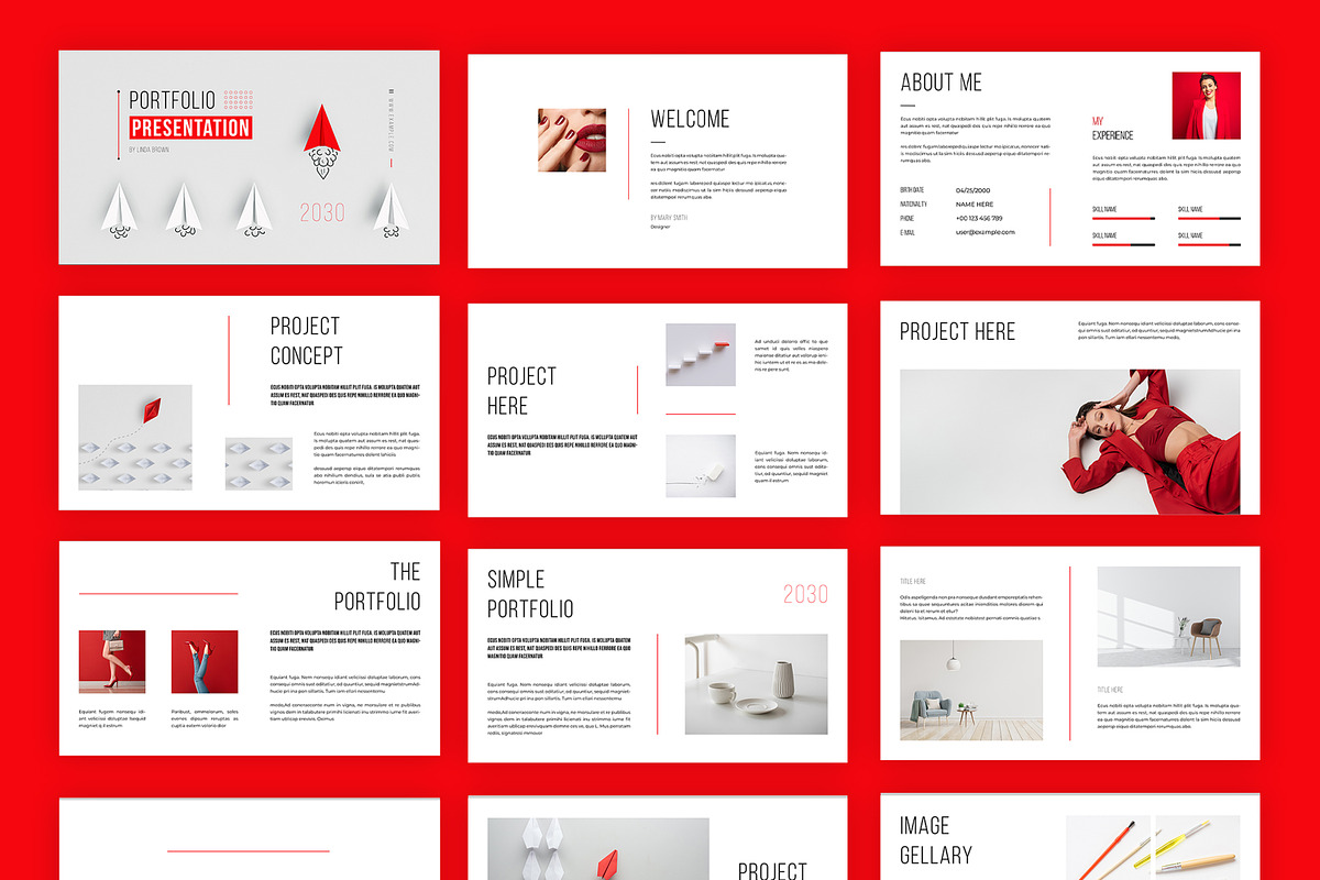 Portfolio Presentation Template, a Presentation Template by MightyDesign (Photo 3 of 7)
