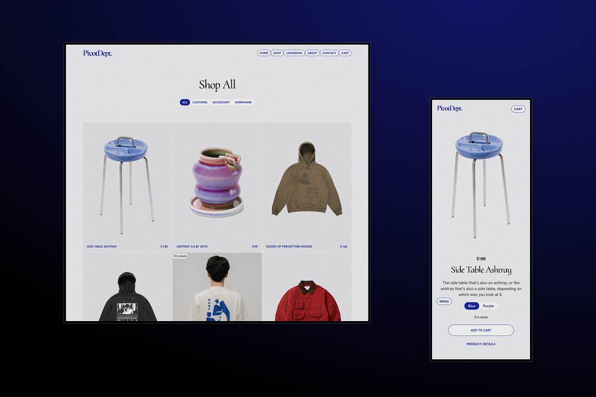 PivotDept. - Framer template, a Shopify Template by antrdnv (Photo 4 of 5)