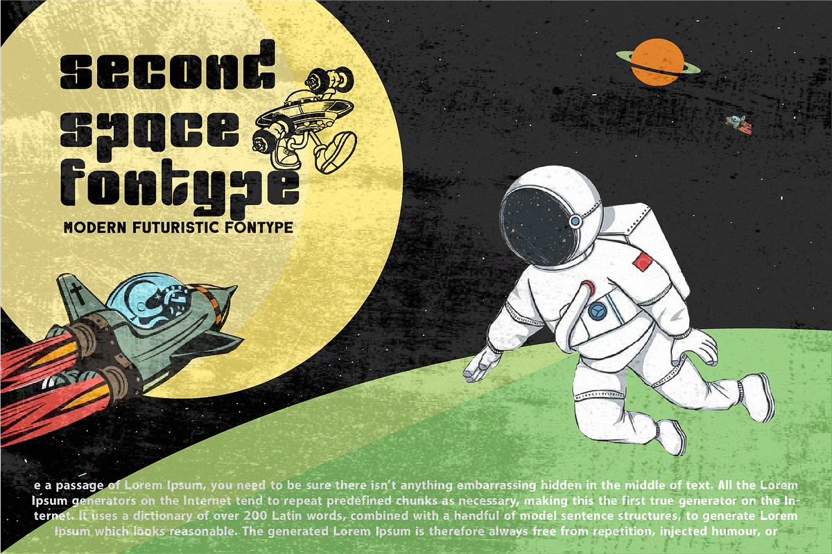 Second Space Font, a Handwritten Font by ForzaType (Photo 2 of 4)