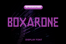 Boxarone Cyberpunk Display Font