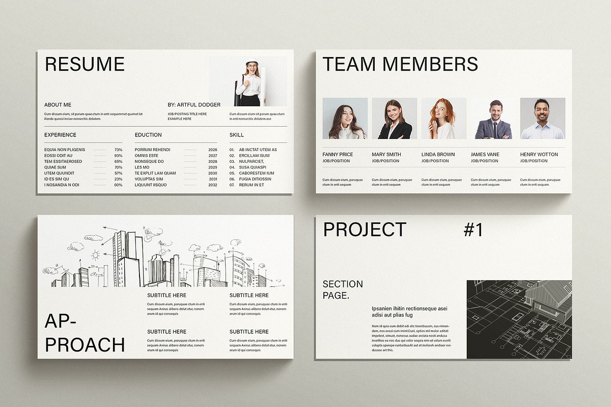 Architecture Presentation Template, a Presentation Template by E-Type (Photo 3 of 6)