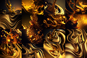 100 Gold Backgrounds & Textures