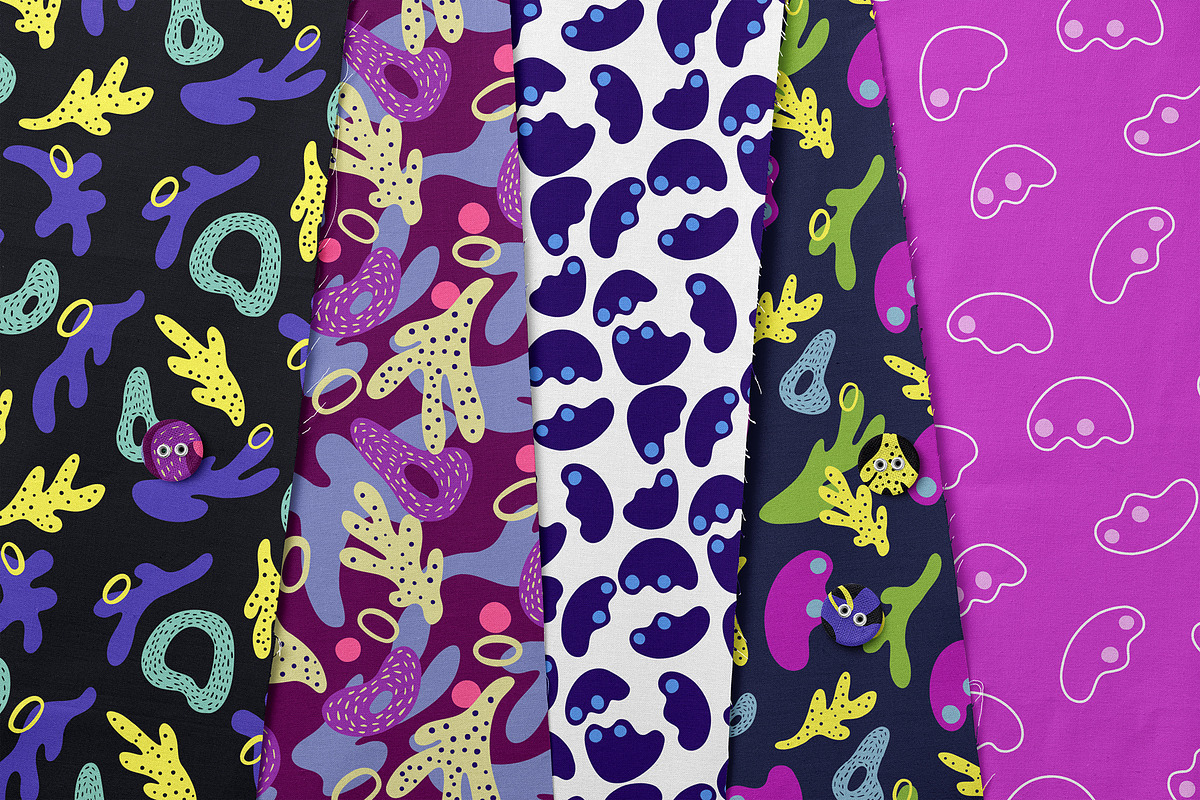 Bold Abstract Seamless Pattern Set, a Pattern Graphic by Asya Melkonyan Patterns (Photo 10 of 16)